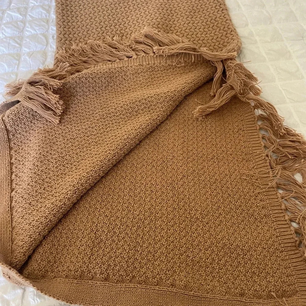 House of Harlow 1960 Lilja tan knit fringe maxi skirt - Picture 11 of 12
